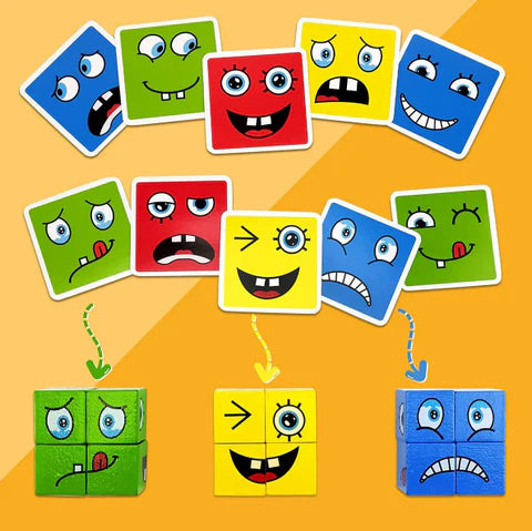 Juguete Cubos De Emociones | 40% De Descuento Solo Por HOY!